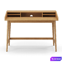 Mid-Century West Elm Desk 3D Model Corona