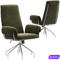 CB2 Saviti Office Chair 3D Model Vray, Corona