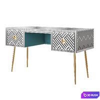 ANTHROPOLOGIE Optical Inlay Desk 3D Model Vray, Corona