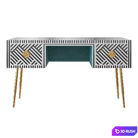 ANTHROPOLOGIE Optical Inlay Desk 3D Model Vray, Corona