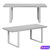 Urbino Rectangular Dining Table 3D Model Corona