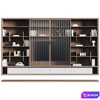 TV set 1 3D Model Vray, Corona