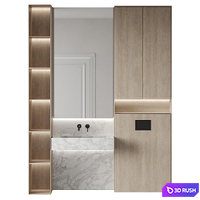 Bathroom 3D Model Corona