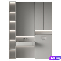 Bathroom 3D Model Corona