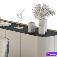 Boss Desk - Office Furniture 419 3D Model Vray, Corona