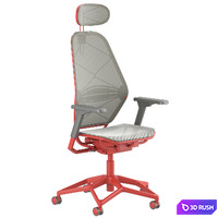 IKEA STYRSPEL Gaming chair 3D Model Vray, Corona