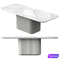 Cazarina Dining table WINTON 3D Model Vray