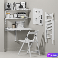 Balcony Workplace IKEA 3D Model Vray, Corona