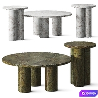 Soho Home Tisbury Coffee Tables 3D Model Vray, Corona