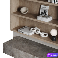 Hopetoun TV wall 3D Model Vray, Corona