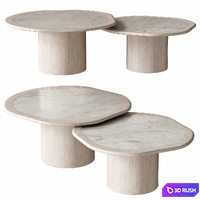 JOAN DUO ONYX COFFEE TABLE 3D Model Corona
