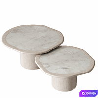 JOAN DUO ONYX COFFEE TABLE 3D Model Corona