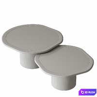 JOAN DUO ONYX COFFEE TABLE 3D Model Corona