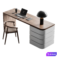 Workplace 10 3D Model Vray, Corona