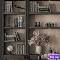 Boss Desk - Office Furniture 451 3D Model Vray, Corona