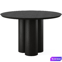 Dining Table MELTON by Cazarina 3D Model Vray, Corona