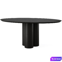 Dining Table MELTON by Cazarina 3D Model Vray, Corona