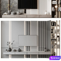 TV Shelf KTV133 3D Model Corona
