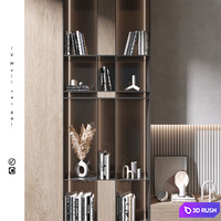 TV Wall | Set 891 3D Model Vray, Corona