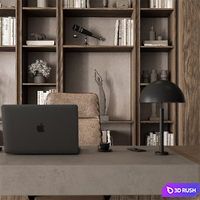 Boss Desk - Office Furniture 520 3D Model Vray, Corona
