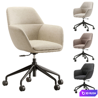 AMEDEE Office chair. Ligne Roset 3D Model Vray, Corona