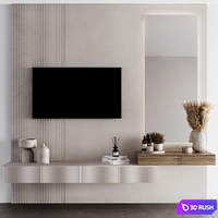 Furniture Composition 02 3D Model Corona