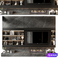 TV shelf 0688 3D Model Vray