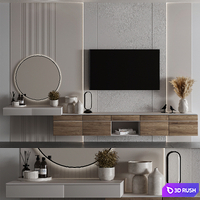 Furniture Composition 03 3D Model Corona