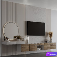 Furniture Composition 03 3D Model Corona