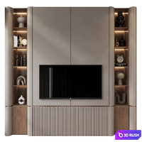 TV shelf 0765 3D Model Vray