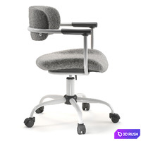 Marcy office chair 3D Model Vray, Corona
