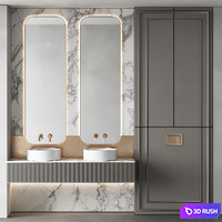 Bathroom furniture 44 3D Model Corona