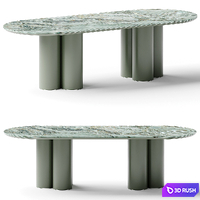 Dining Table TOWNSVILLE 2 3D Model Corona