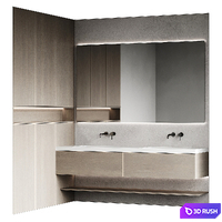 Bathroom furniture 50 3D Model Corona