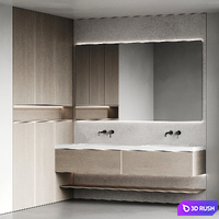 Bathroom furniture 50 3D Model Corona