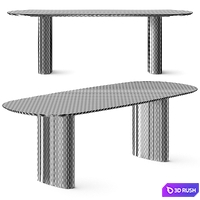 BoConcept Santiago Dining Table 3D Model Vray, Corona