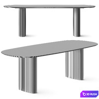 BoConcept Santiago Dining Table 3D Model Vray, Corona