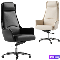 Executive chair STOOL GROUP TopChairs Viking 3D Model Corona
