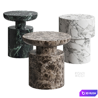 PONTI RICCI side table RH 3D Model Vray, Corona
