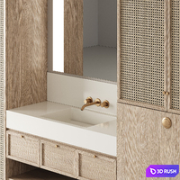Bathroom Furniture03 3D Model Corona