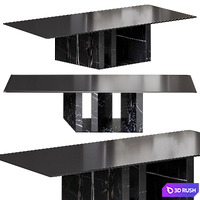 PLATIUM W Coffee Table By 100mileny 3D Model Corona