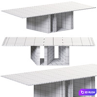 PLATIUM W Coffee Table By 100mileny 3D Model Corona