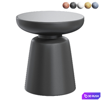 Coffee table Lily 3D Model Corona