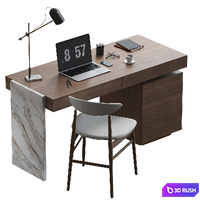 Office Furniture 01 3D Model Corona