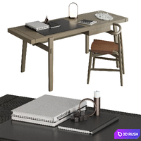 Workplace 008 3D Model Corona