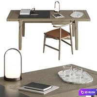 Workplace 008 3D Model Corona