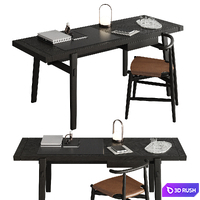 Workplace 008 3D Model Corona