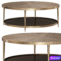 Oberon Cocktail table by bakerfurniture 3D Model Corona