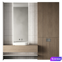 Bathroom furniture 63 3D Model Corona