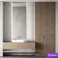 Bathroom furniture 63 3D Model Corona